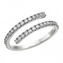 W18-Diamond Bypass Ring .45TW