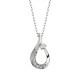W026- Diamond Freeform Pendant .10TW