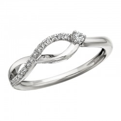 W028-Diamond Freeform Ring .15TW