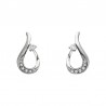 W27-Diamond Freeform Earrings .10T