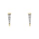 U171- Diamond Spike Earrings .08tw