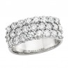 P151- 3 Row Diamond Band