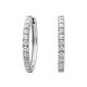 W030- Diamond Hoop Earring 1/4TW
