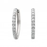 W30- Diamond Hoop Earring 1/4TW