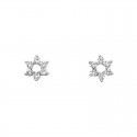 V15- Baby Star Earrings .10tw