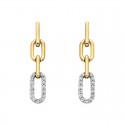 W34- Diamond Paperclip Earring .09T