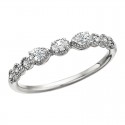 W38- Pear and Oval Diamond Band .33