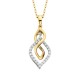 W009- Two-Tone Diamond Twist Pend .1