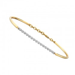 W41- Diamond Bar Bracelet .27TW