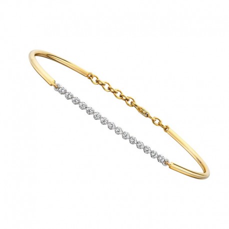 W41- Diamond Bar Bracelet .27TW