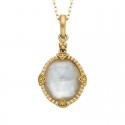 W47- Mother of Pearl Etruscan Penda