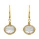W048- Mother of Pearl Etruscan Earrings
