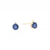 W56-Created Sapphire Earrings .02t