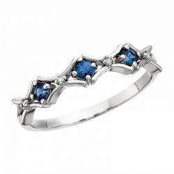 W059- Decorative Sapphire Stacking B