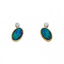 W62- Opal Triplet Orbit Earring .02