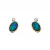 W62- Opal Triplet Orbit Earring .02