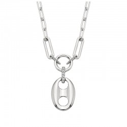 W065-Mariner Link Diamond Necklace