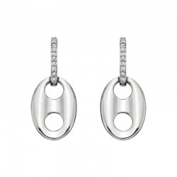 W066-Mariner Link Diamond Earrings