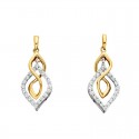 W10- Diamond Twist Earrings .20tw