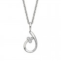W71- Diamond Trefoil Pendant .05TW