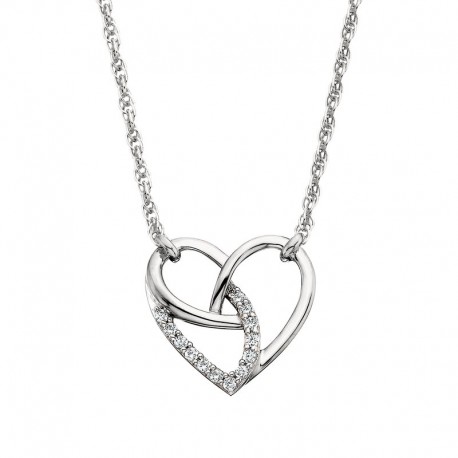 U180- Diamond Heart Necklace