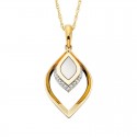 V50-Mother of Pearl Teardrop Pendant