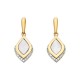 V51- Mother of Pearl Teardrop Earring