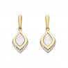 V51- Mother of Pearl Teardrop Earring