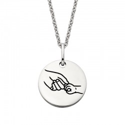 V055-Mother and Child Hands Pendant