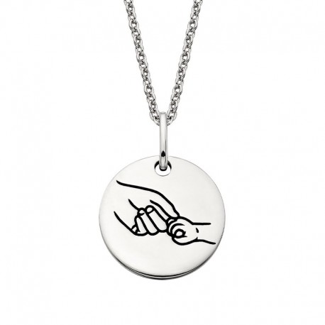 V055-Mother and Child Hands Pendant