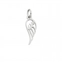 K97-Silver Angel Wing Charm