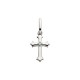 K128-Silver Cross Charm