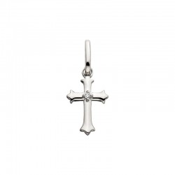 K128-Silver Cross Charm