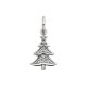 K147- White Topaz Christmas Tree Charm