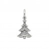 K147- White Topaz Christmas Tree Charm