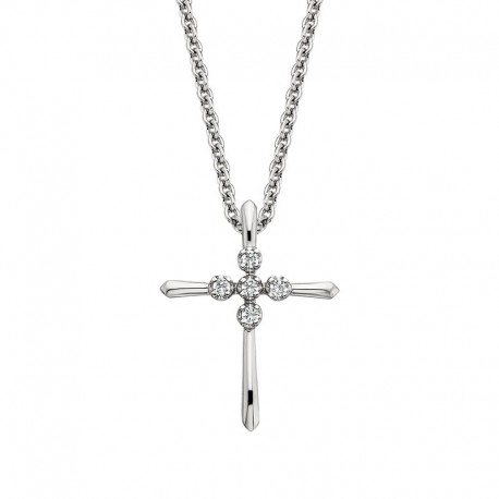 W081-Diamond Cross .04tw