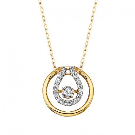 W092-Diamond Dancer Pendant .15tw