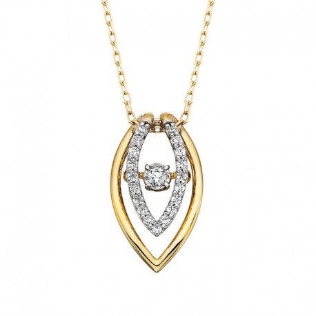 W093-Diamond Dancer Pendant .15tw