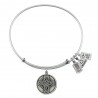 201 Celtic Cross Charm Bangle