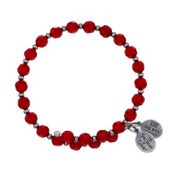 805 Light Siam Crystal Wrap in 6mm