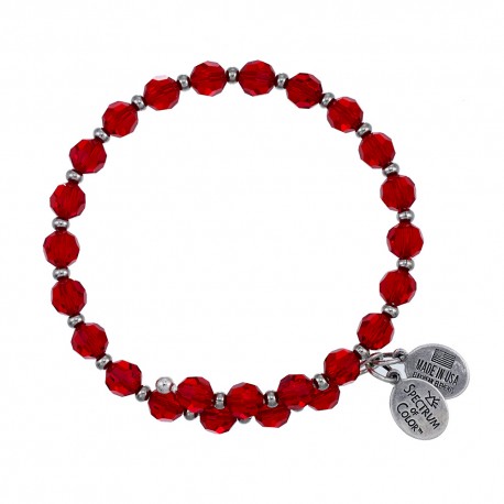 805 Light Siam Crystal Wrap in 6mm