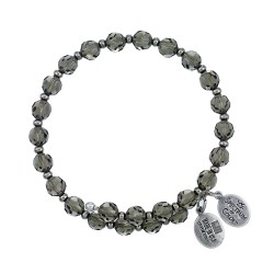 812 Black Diamond Crystal Wrap in 6mm