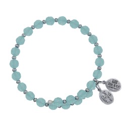 815 Turquiose Crystal Wrap in 6mm