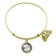 104 April White Spinel Birthstone Bracelet