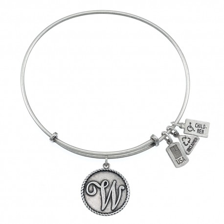 172 Love Letter "W" Bracelet