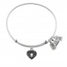 504 Heart with Lock Bracelet
