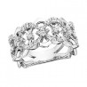 Z178 14k White gold 'Royale' Ring .85ctw