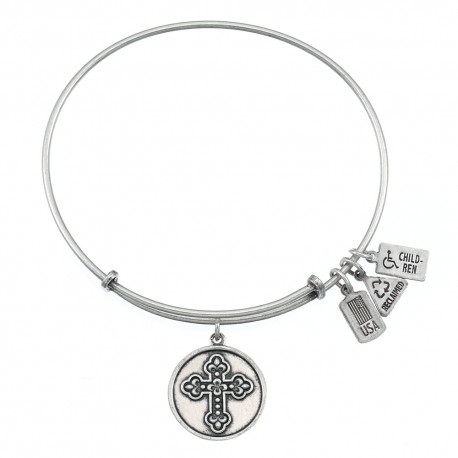 228 Fleur-De-Lis Cross