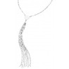 B117 Silver Tassel Necklace