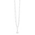 C93 SS Two Strand Love Necklace